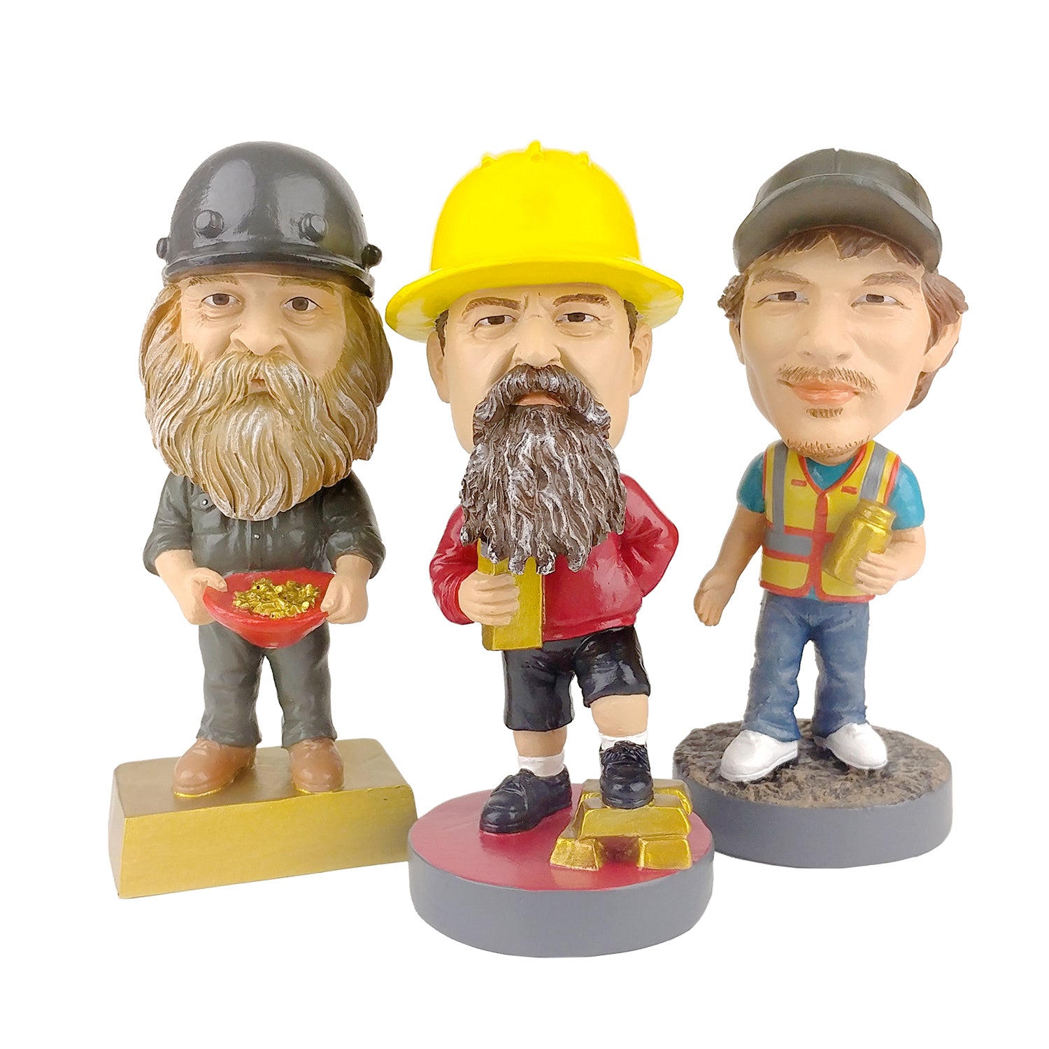 GOLD RUSH Bobblehead Set