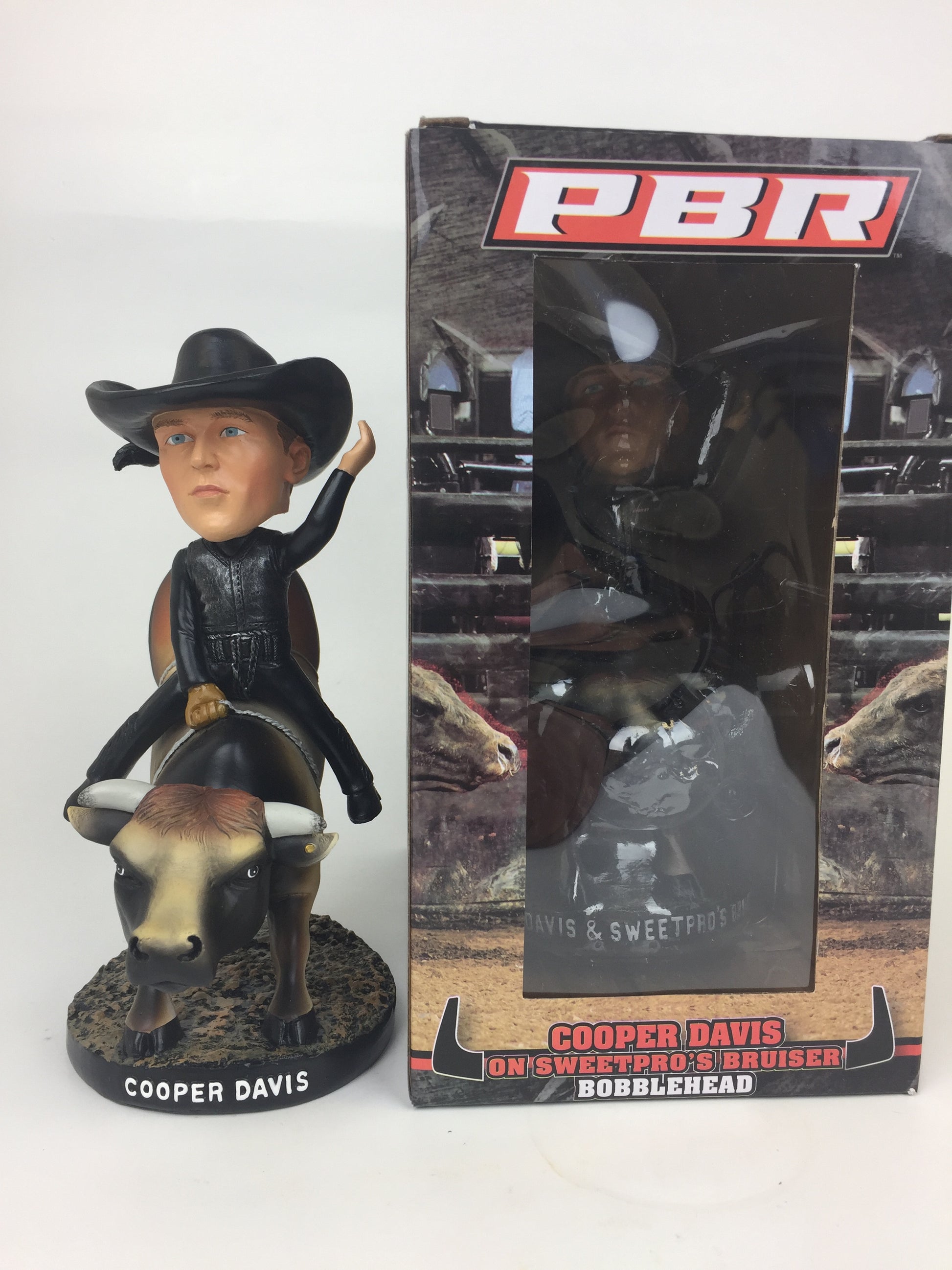 PBR Cooper Davis on SweetPro's Bruiser Bobblehead