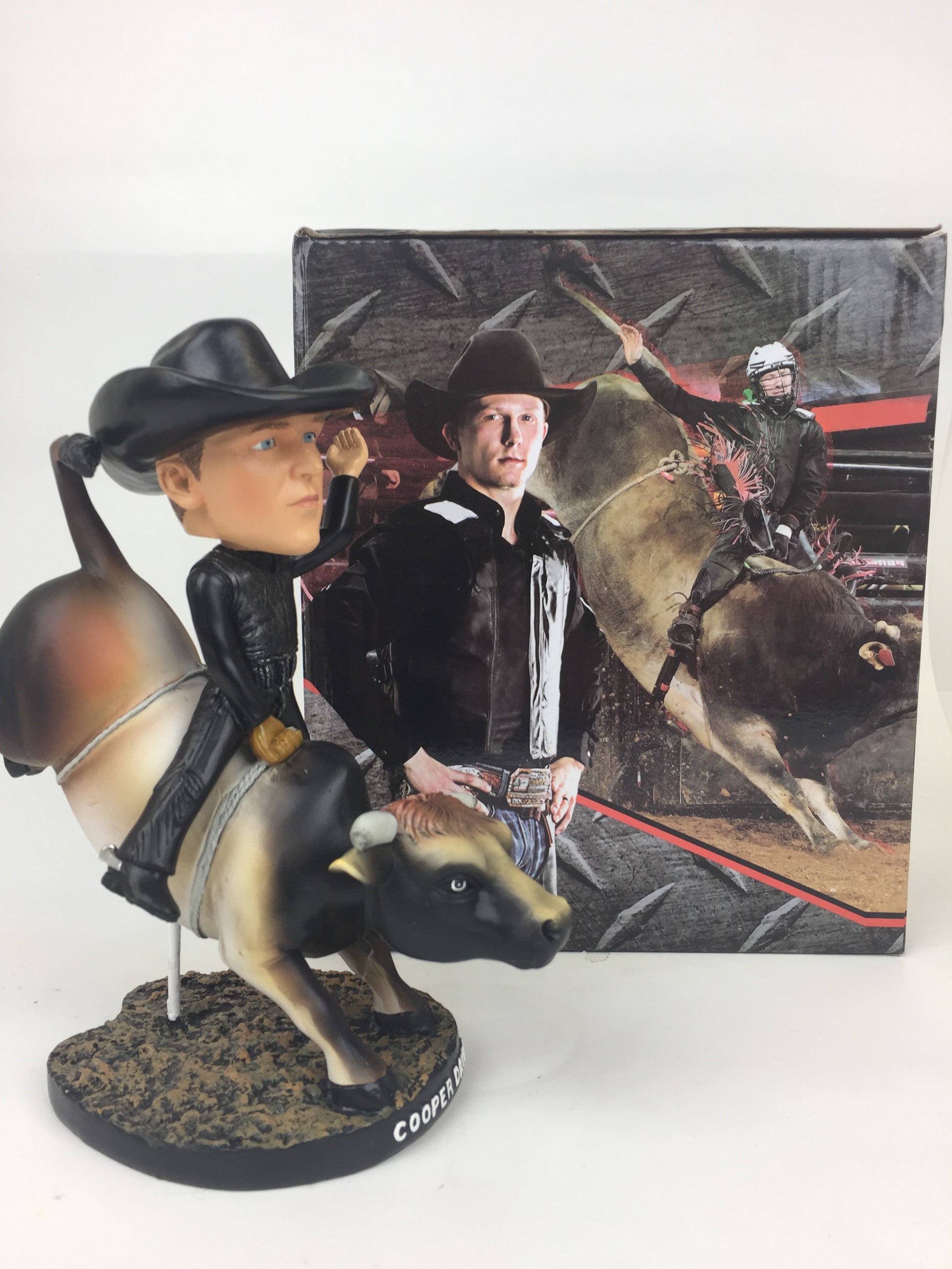 PBR Cooper Davis on SweetPro's Bruiser Bobblehead