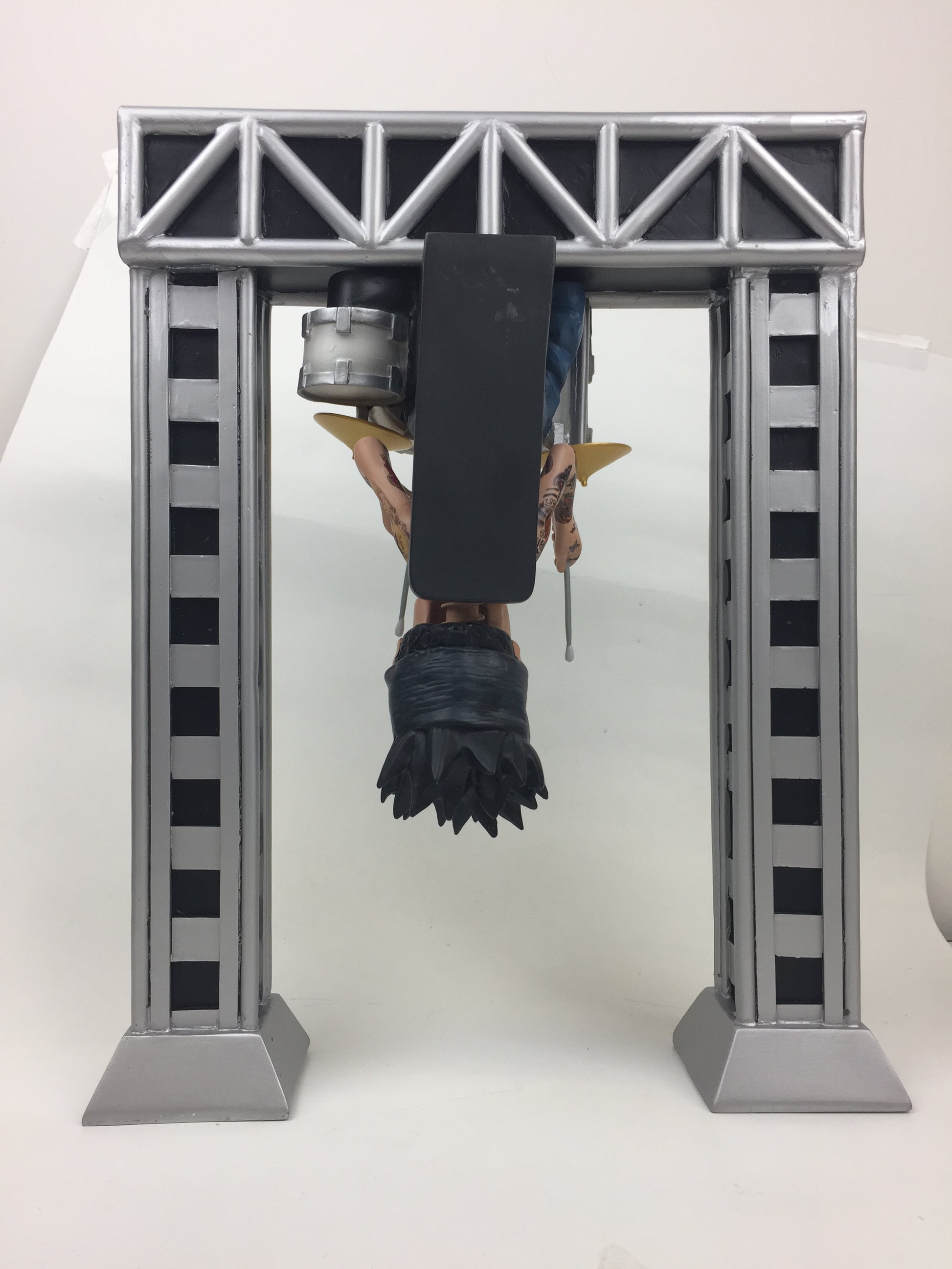 Motley Crue 8" Resin Bobblehead Statue: Tommy Lee with Upside Down Drum Rig