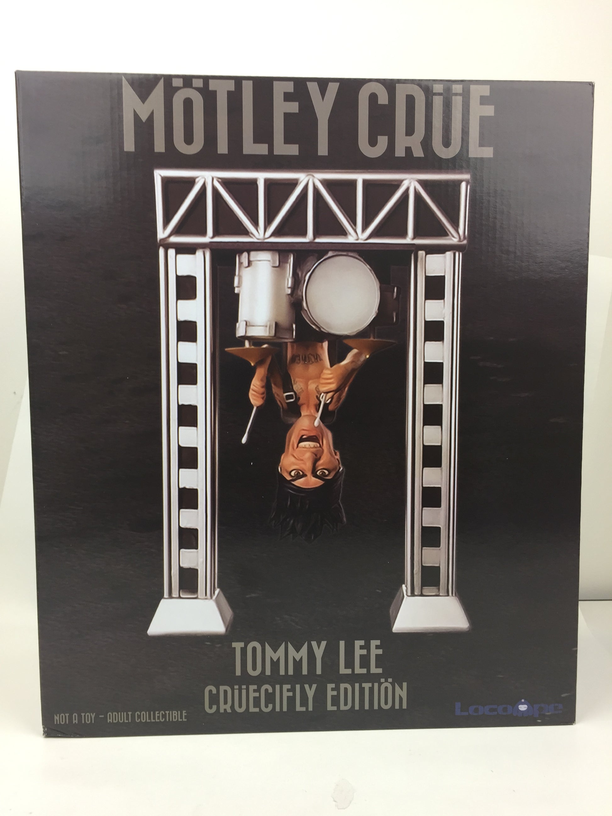 Motley Crue 8" Resin Bobblehead Statue: Tommy Lee with Upside Down Drum Rig