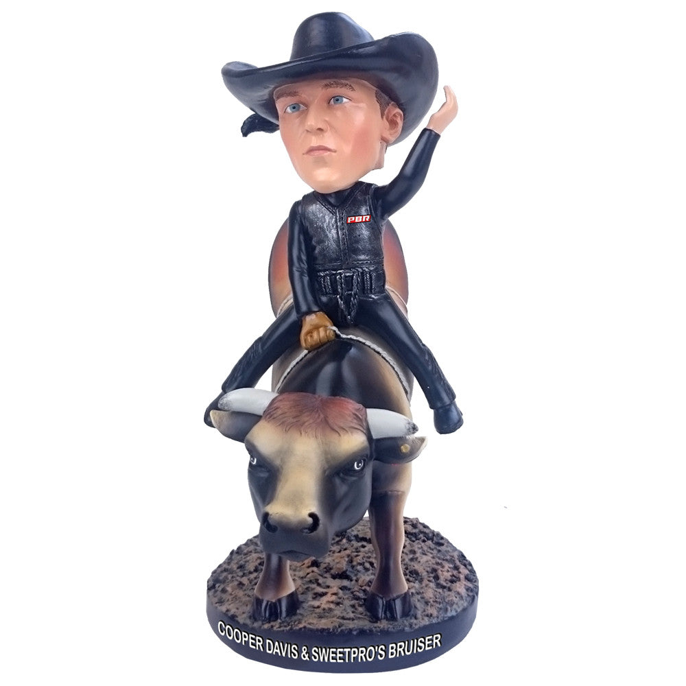 PBR Cooper Davis on SweetPro's Bruiser Bobblehead