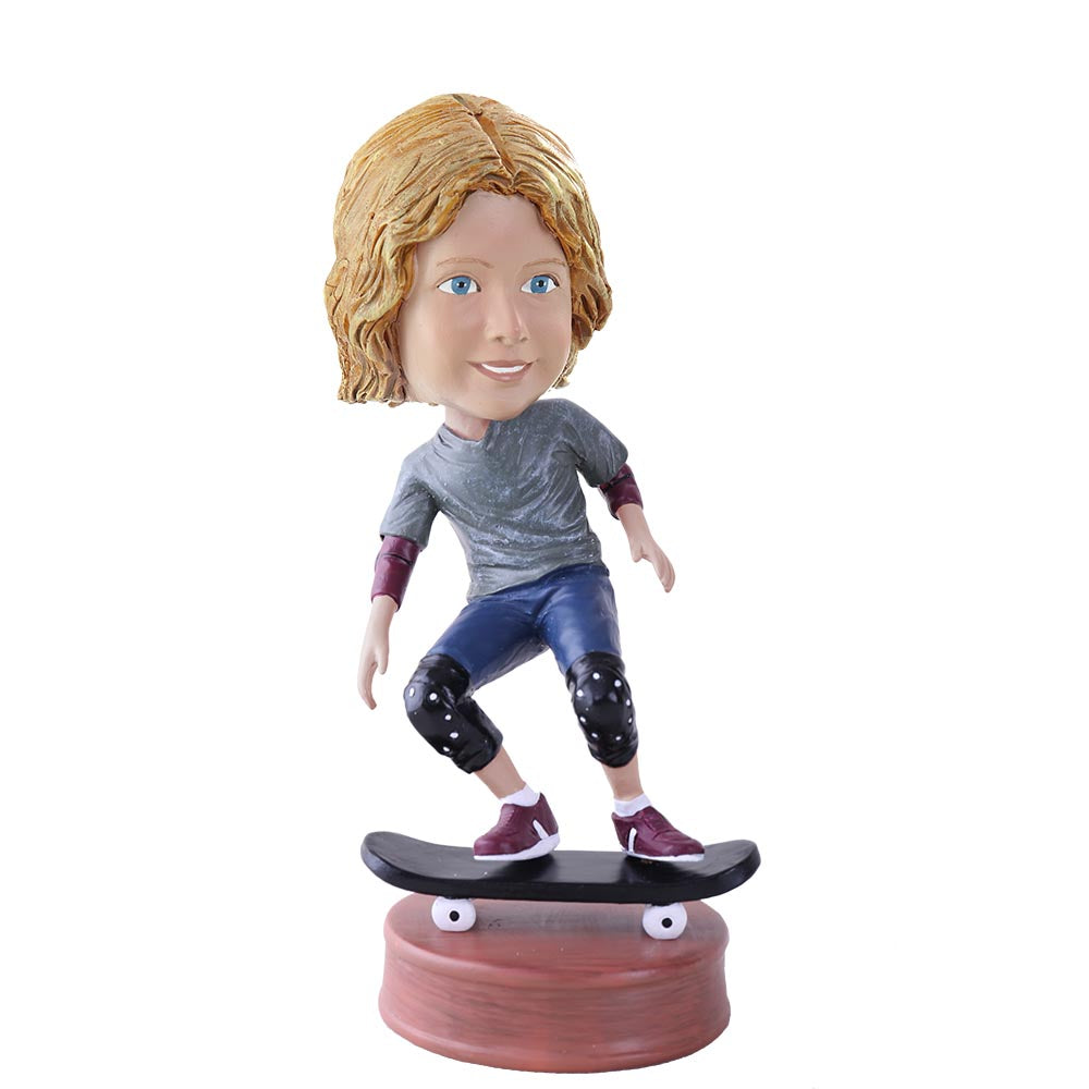 Boy on Skateboard