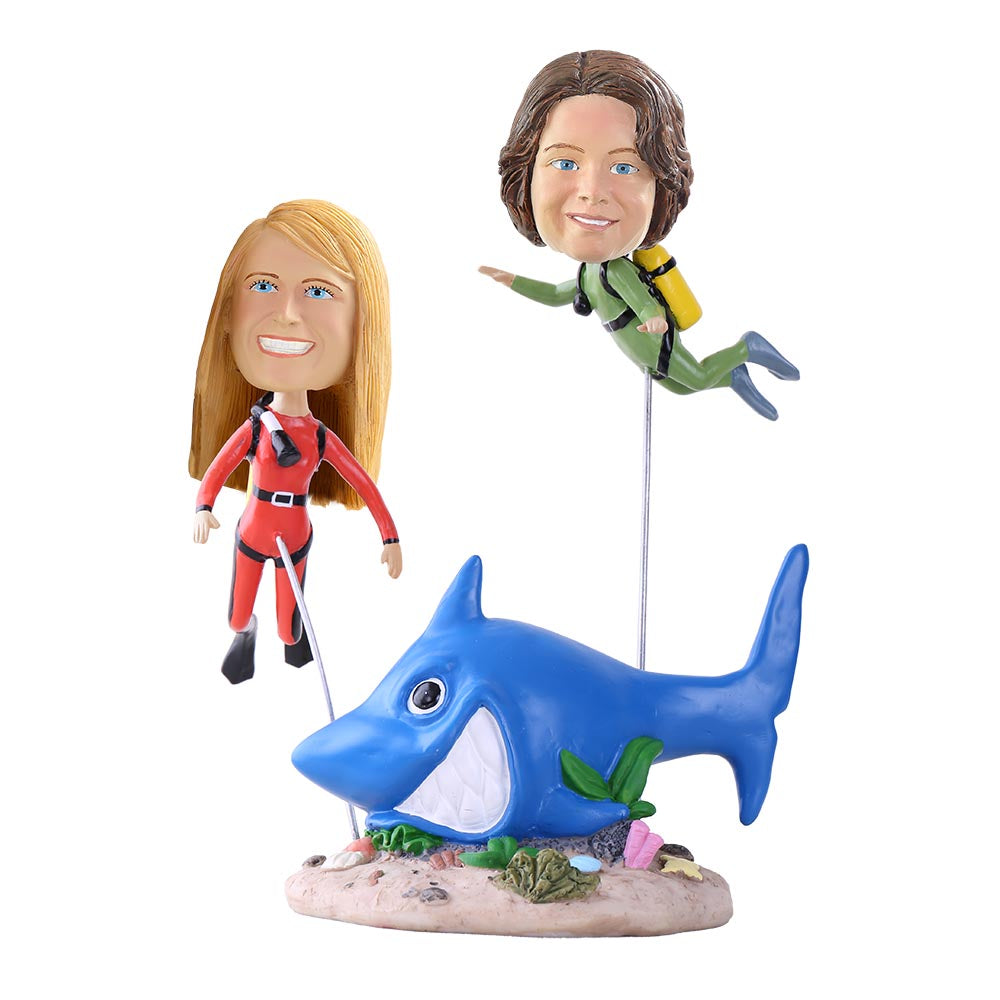 Scuba Mom With Child