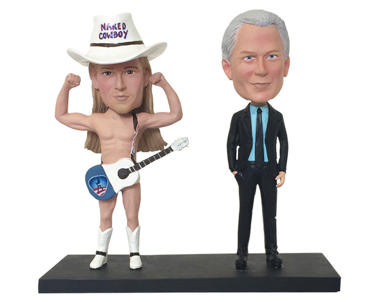 Naked Cowboy Custom Bobblehead: With You