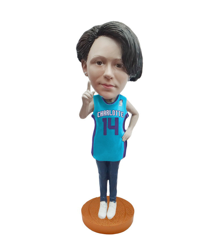 Charlotte Hornets Number One Female Fan Standard Base