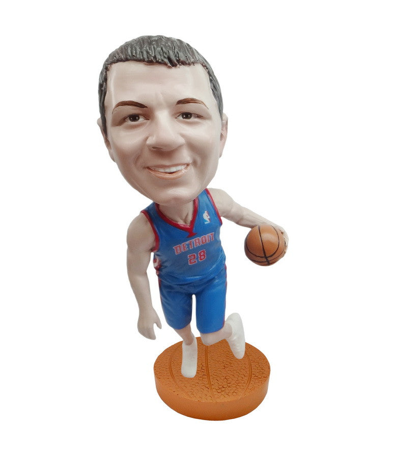 Detroit Pistons Drivng Towards The Basket Standard Base