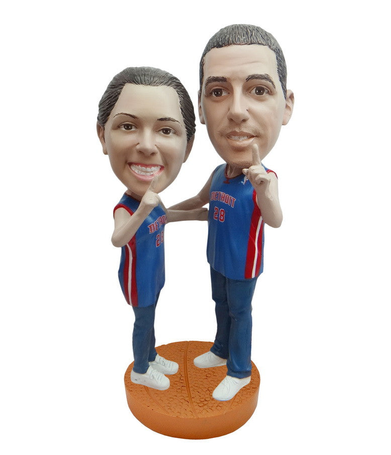 Detroit Pistons Number One Couple Standard Base