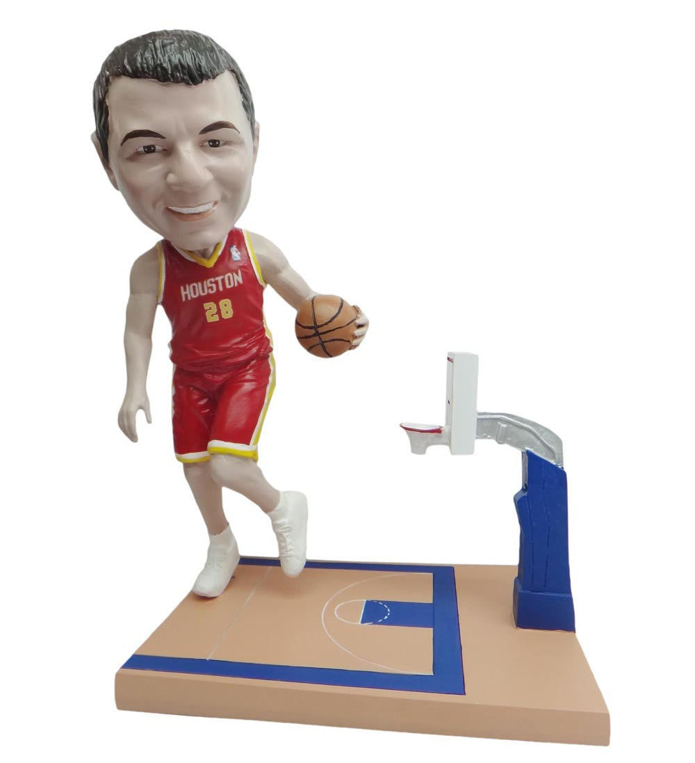 Houston Rockets Driving Towards The Basket