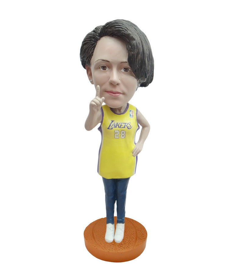 Los Angeles Lakers Number One Female Fan Standard Base