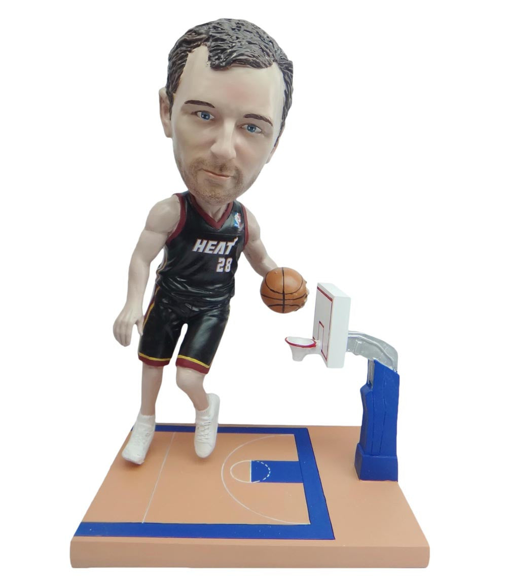 Miami Heat Driving Towards The Basket