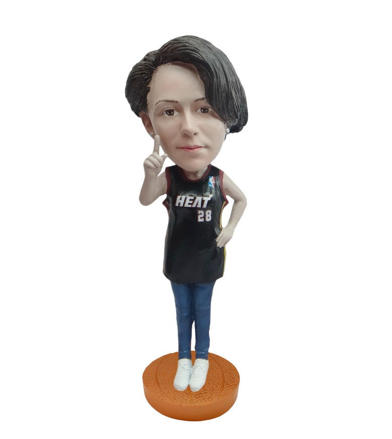 Miami Heat Number One Female Fan Standard Base