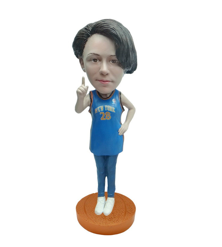 New York Knicks Number One Female Fan Standard Base