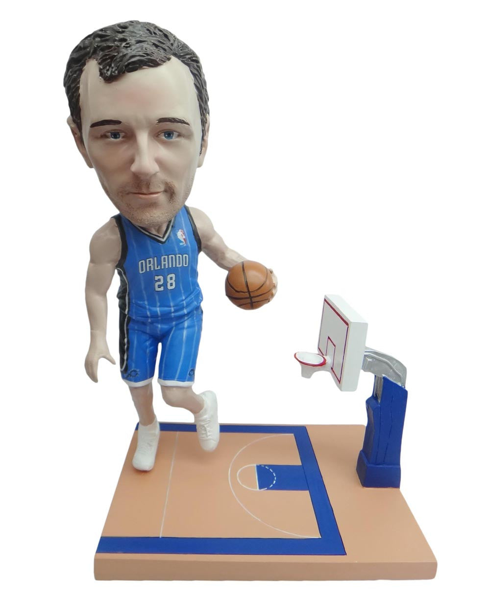 Orlando Magic Driving Towards The Basket