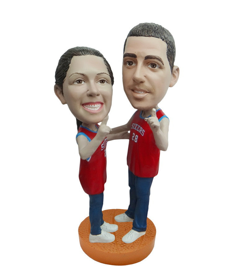 Philadelphia 76ers Number One Couple Standard Base