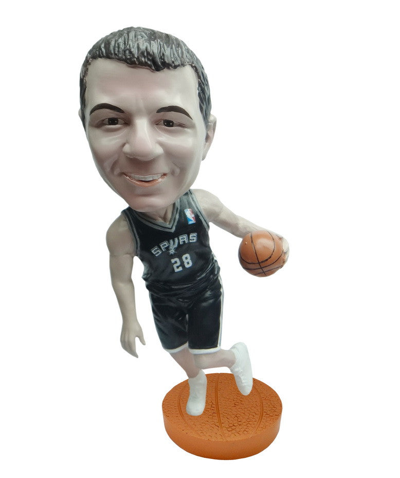 San Antonio Spurs Driving Towards The Basket Standard Base