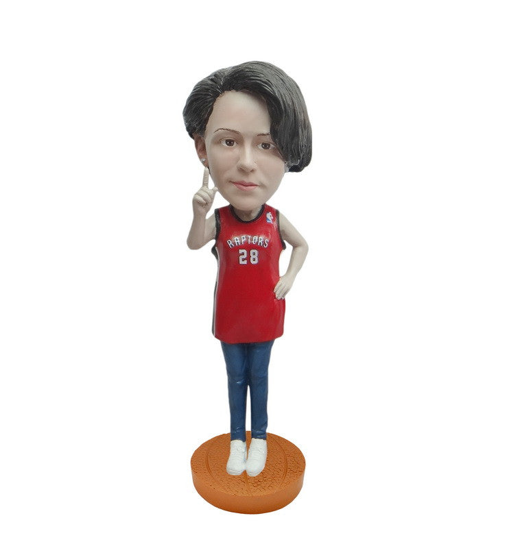 Toronto Raptors Number One Female Fan Standard Base