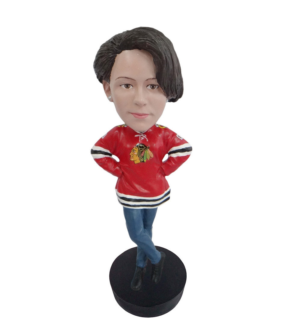Chicago Blackhawks Female Fan Standard Base