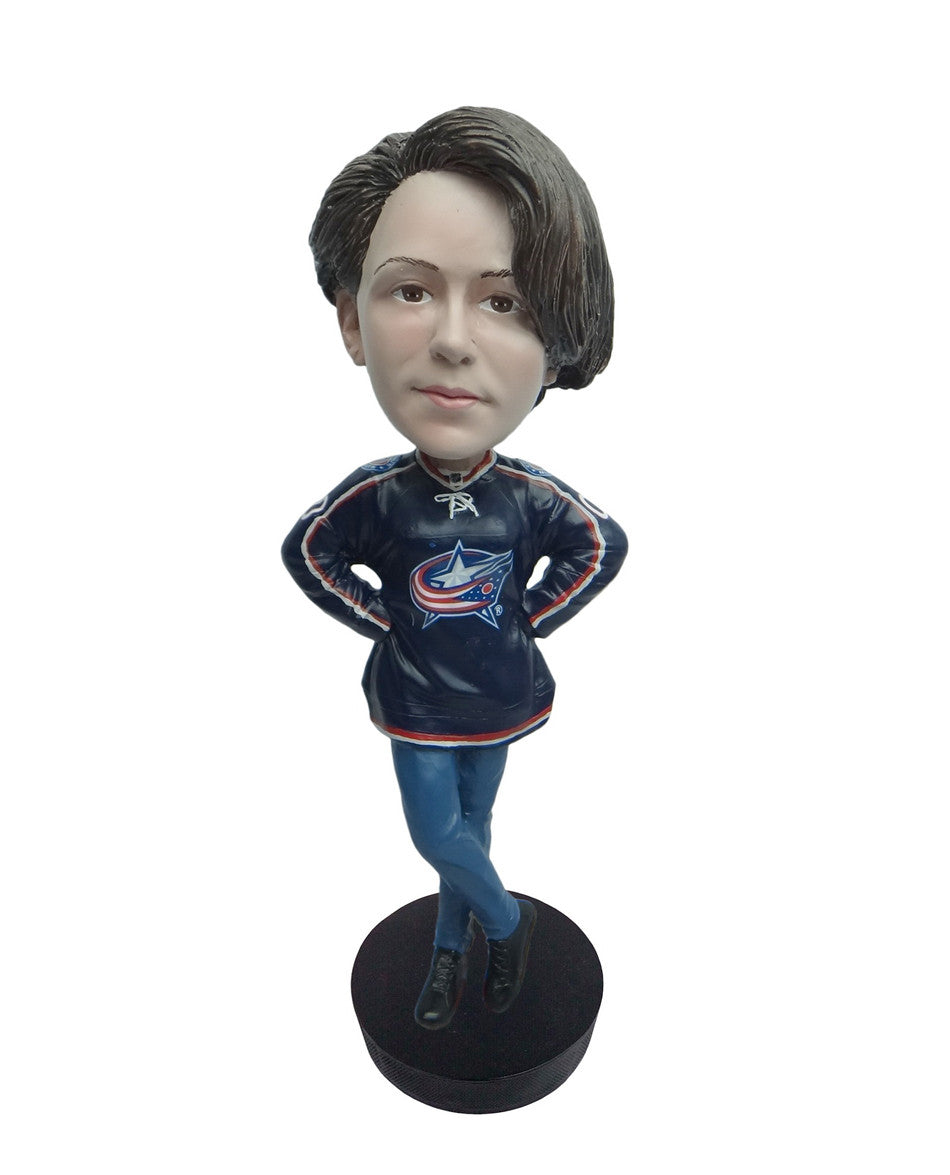 Columbus Blue Jackets Female Fan Standard Base
