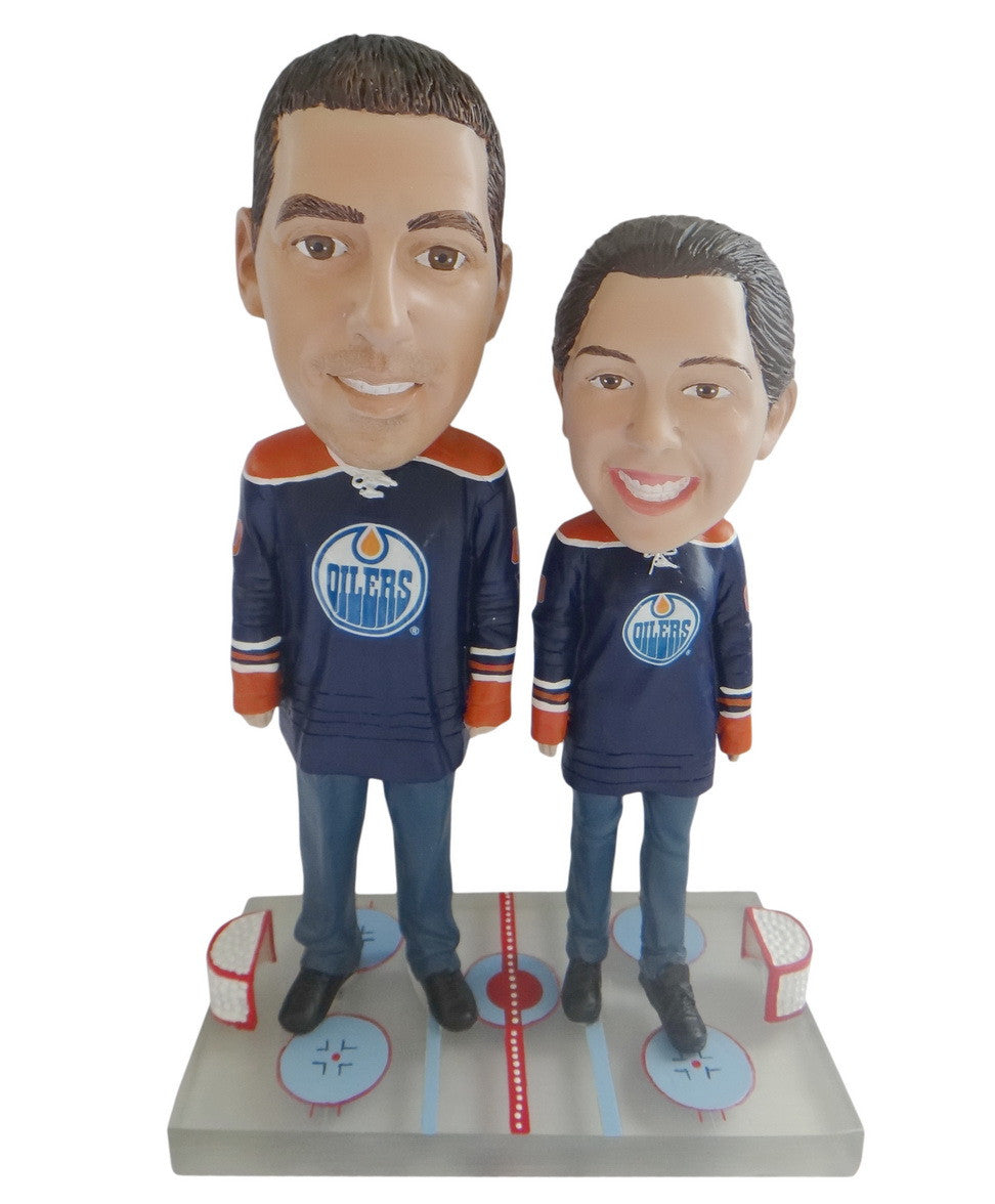 Edmonton Oilers Male and Female Fans