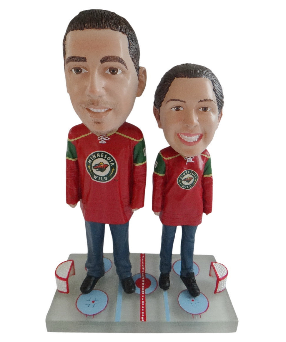 Minnesota Wild Male and Female Fans