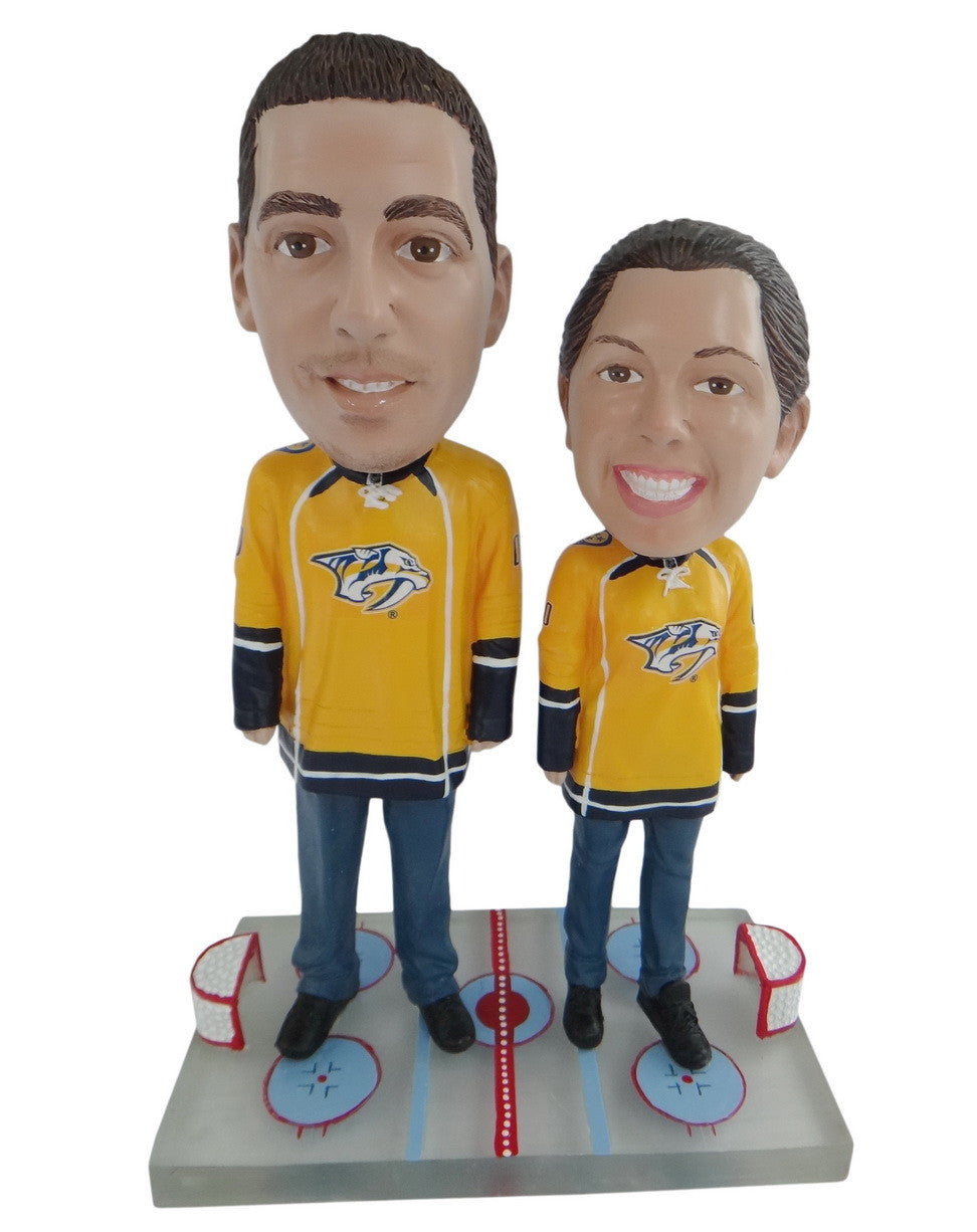 Nashville Predators Male and Female Fans