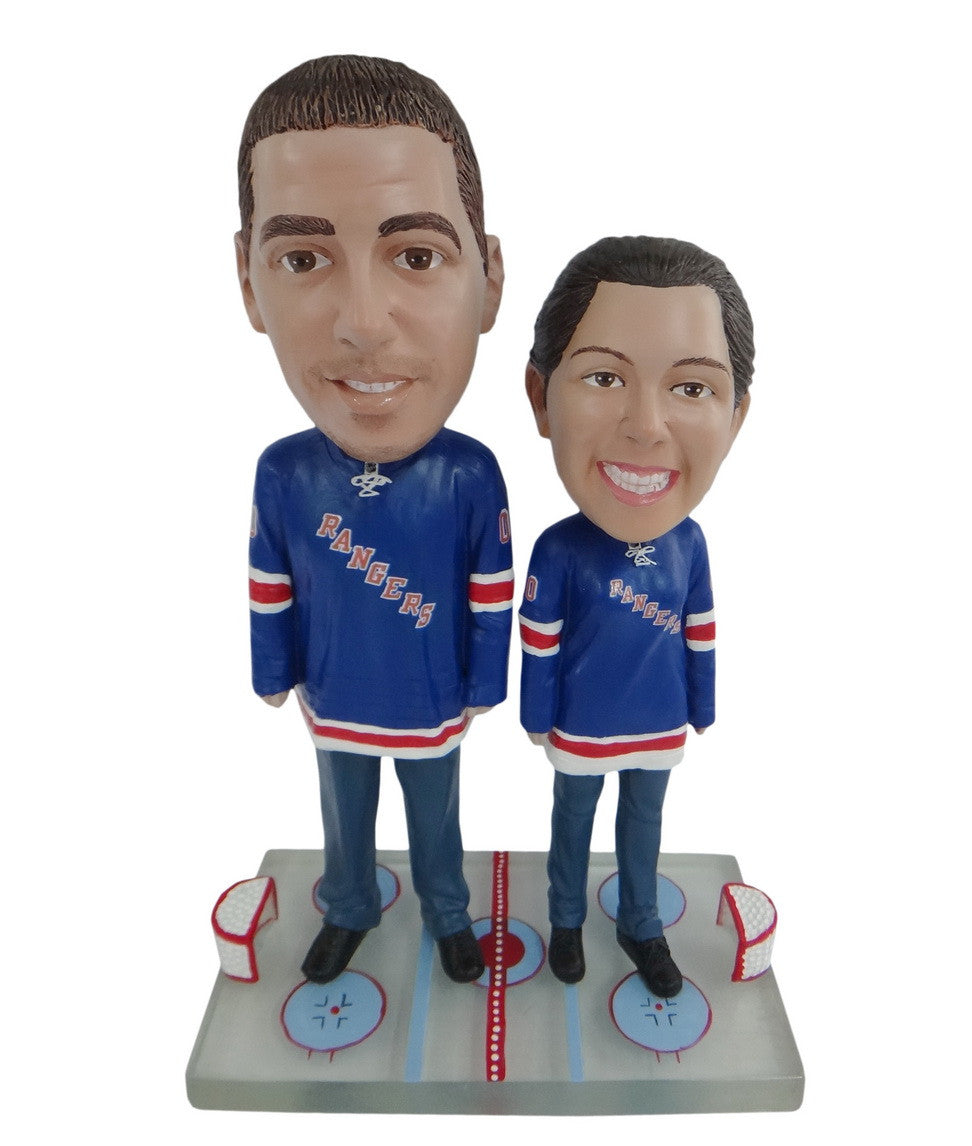 New York Rangers Male and Female Fans