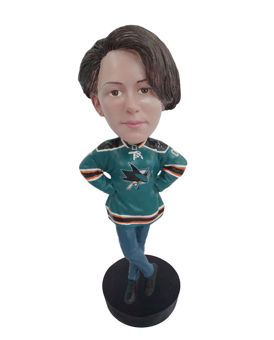 San Jose Sharks Female Fan Standard Base