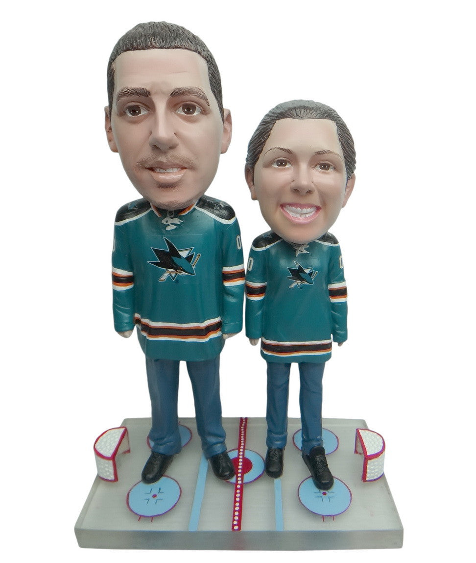 San Jose Sharks Male and Female Fans