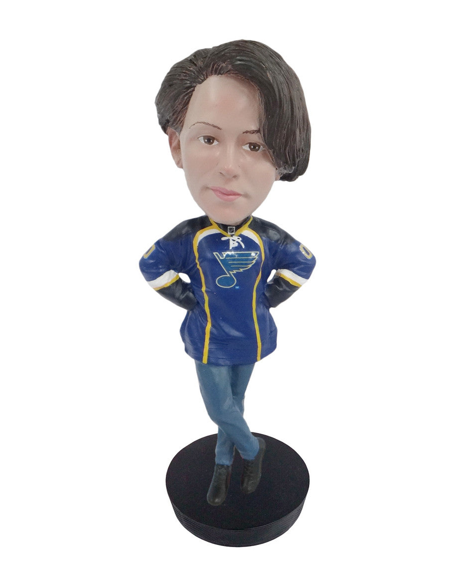 St Louis Blues Female Fan Standard Base