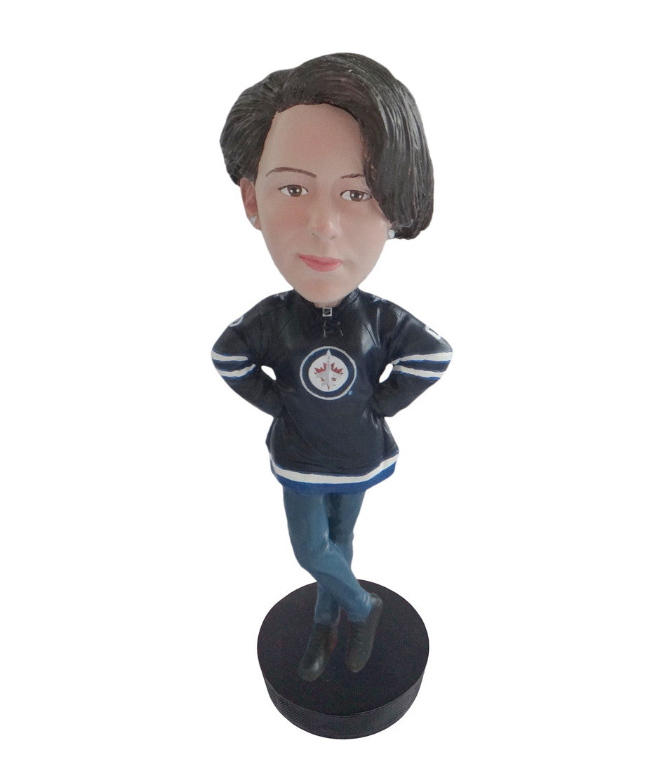 Winnipeg Jets Female Fan Standard Base