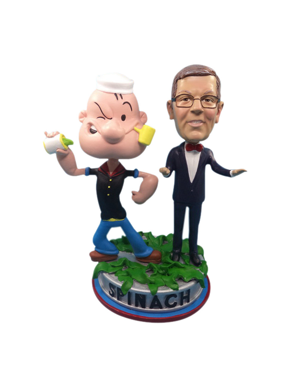 Popeye Spinach Custom Bobblehead