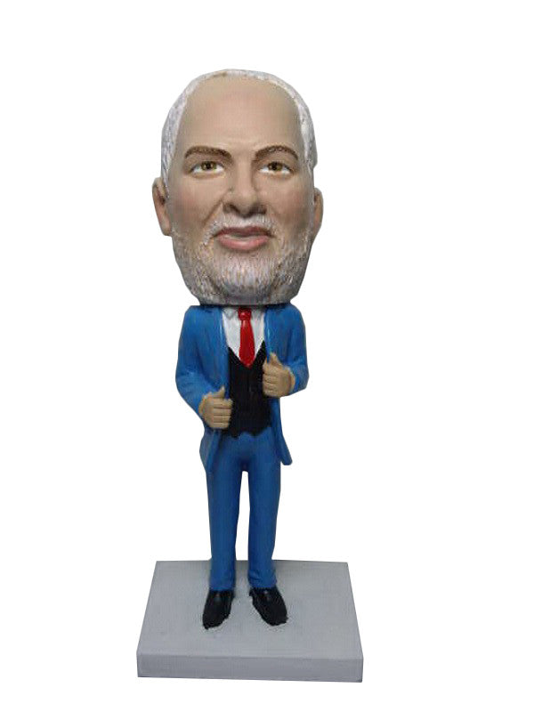 Man Preparing To Address The Staff