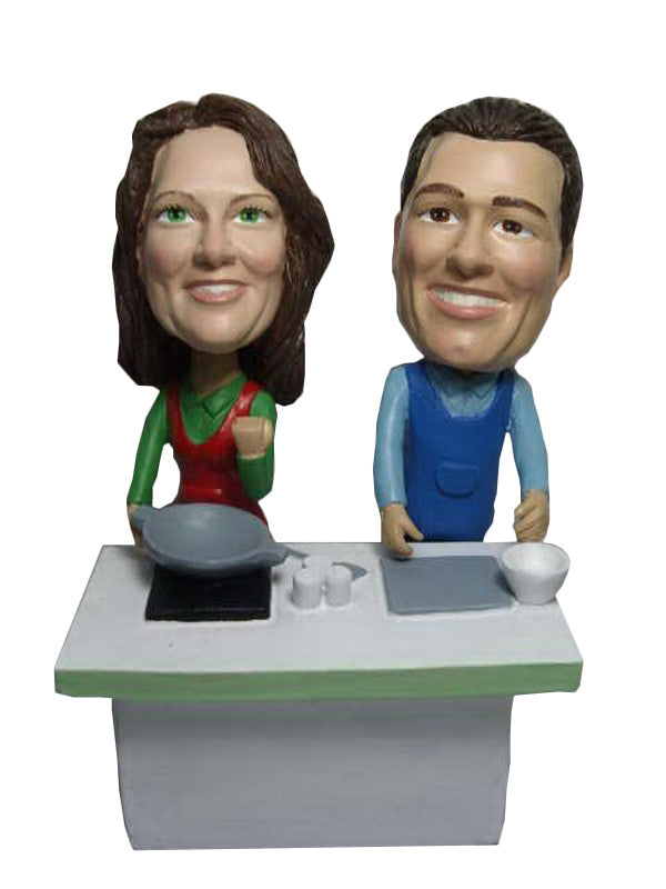 Couple Cooking Together