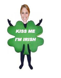 St Patricks Day Female Kiss Me