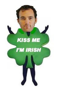 St Patricks Day Male Kiss Me