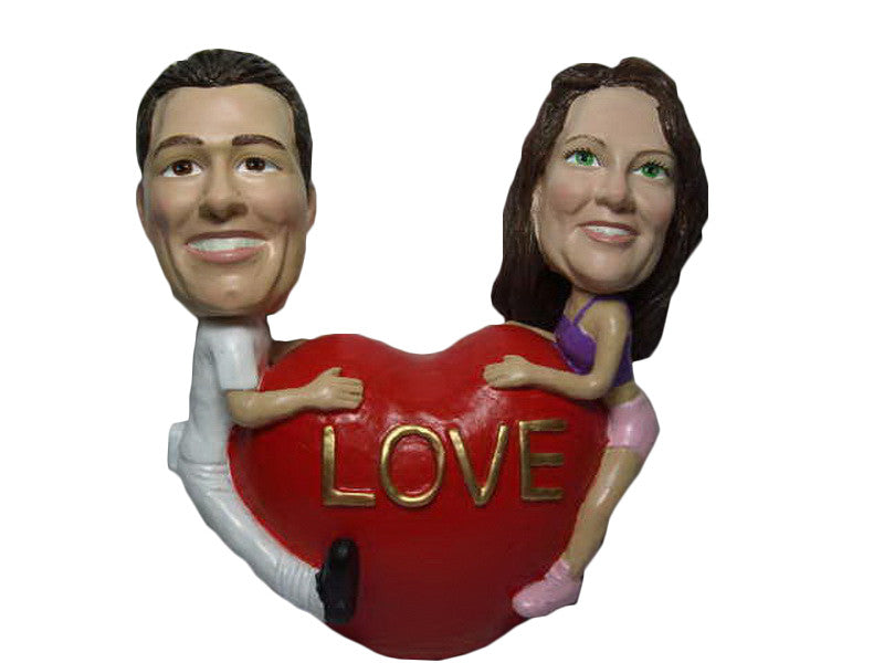 Valentine Couple Love and Kisses