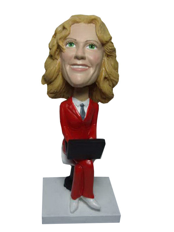 Male/Female with Laptop