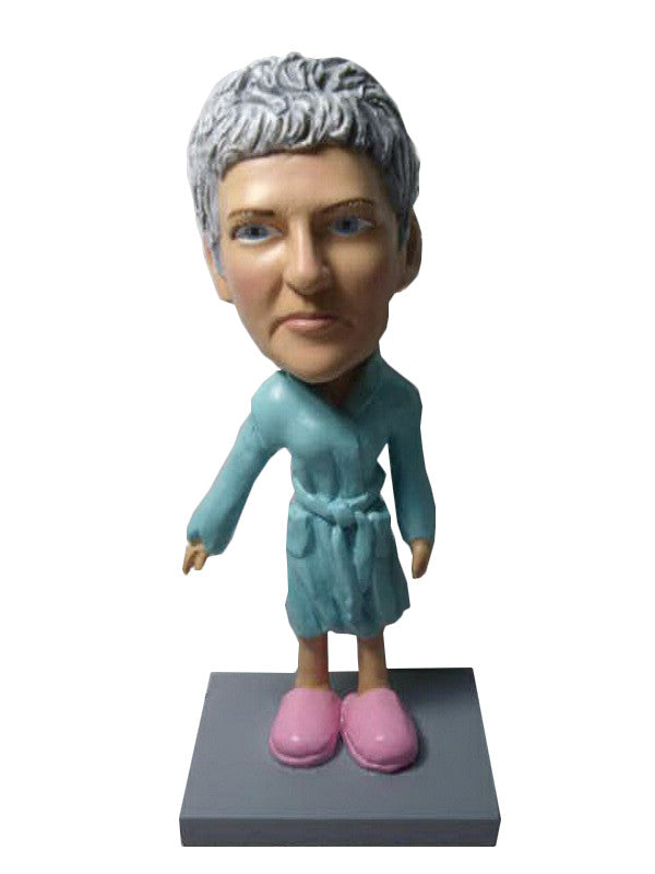 Woman In Comfortable Robe