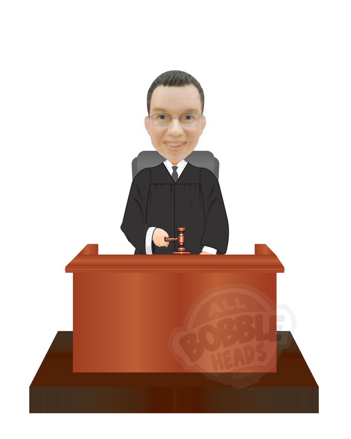 Judge Sitting On The Bench
