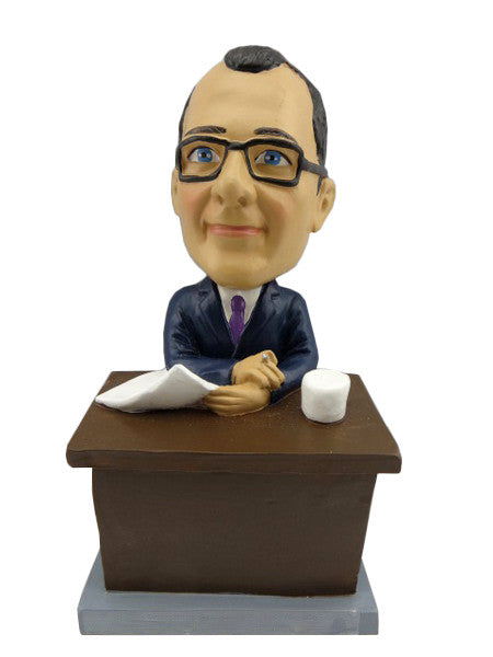 Executive Reviewing Contracts