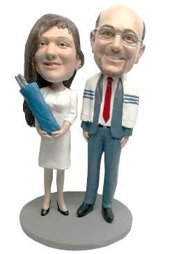Couple Religious Bat Mitzvah Father and Daughter