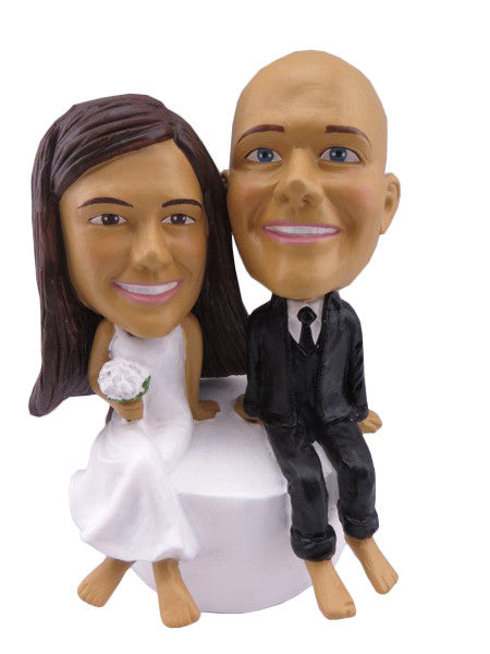CUSTOM WEDDING CAKE TOPPER - H56CT